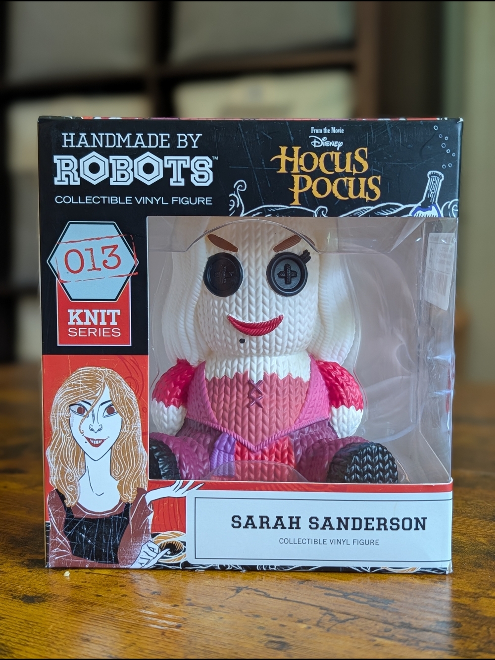 Disney Hocus Pocus NEW Sarah Sanderson Handmade By Robots Knit Vinyl Figure NIB